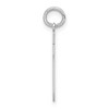 Black Bow Jewelry Sterling Silver, Jersey Collection, Medium Number 05 Pendant - 2 of 4