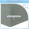 Unique Bargains Non Slip Scratch Resistant Soft Armchair Slipcovers with Twist Pins 2 Pcs - 3 of 4