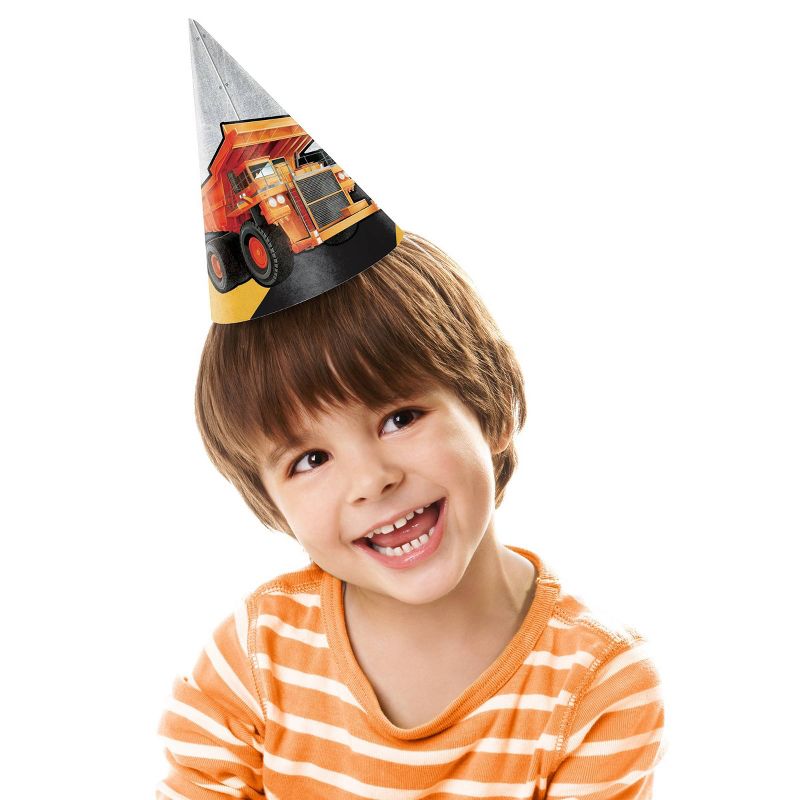 24ct Big Dig Construction Party Hats, 4 of 6