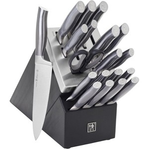 HENCKELS Graphite 20-pc Self-Sharpening Knife Set with Block (Black) - 1 of 3