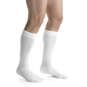 JOBST 110482 Activewear Compression Socks, 15-20 mmHg, Knee High, X-Large, White - 1 of 1