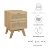 Modway Soma 2-Drawer Nightstand - Mid-Century Modern Wood Bedside Table with Storage Drawers for Bedroom or Guest Room - 2 of 4