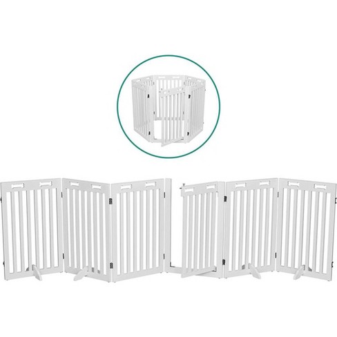 White picket fence 2025 folding pet gate