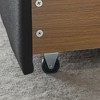 NicBex Queen Size Upholstered Tufted Daybed with 2 Drawers and Button Back for Bedroom,Living Room,Apartment,Black - 4 of 4