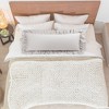 PiccoCasa Pure Cotton Soft Envelope Closure Body Ruffled Pillowcases 2 Pcs - image 3 of 4