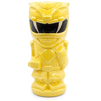 Beeline Creative Geeki Tikis Power Rangers Yellow Ranger Ceramic Mug | Holds 15 Ounces