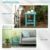 Resenkos Outdoor Side End Table, End Table, Outdoor Couch Table,Patio Side Table, 15" Square Outdoor End Table, HDPE Plastic Tea Table, Green - 2 of 4