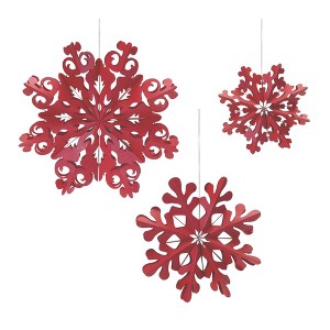 Melrose Paper Snowflake Ornament (Set of 6) - 1 of 4