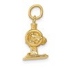 Black Bow Jewelry 14k Yellow Gold 3D Antique Sewing Machine Charm - 2 of 4
