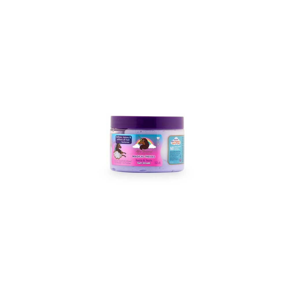 Photos - Hair Styling Product Afro Unicorn Swirls & Twirls Curl Cream - 12 fl oz