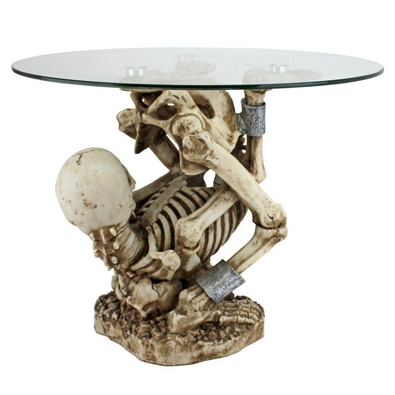 Design Toscano The Contortionist Skeleton Side Table, 4 of 7
