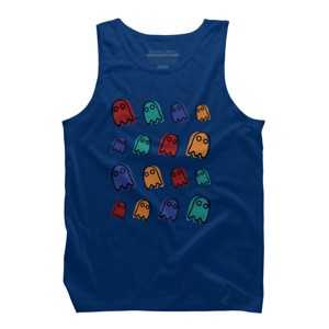 Men's Design By Humans Gummy Ghost Boo Boo Halloween 2019 By wakawiki Tank Top - 1 of 2