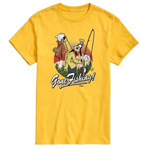 Men's - Disney - Goofy Gone Fishing Short Sleeve Graphic T-Shirt - 1 of 4