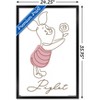 Trends International Disney Simple Moments Line Art - Piglet Framed Wall Poster Prints - 3 of 4