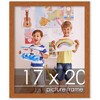 PosterPalooza | Slim Profile Brown Picture Frame - UV Acrylic, Foam Board Backing, Hanging Hardware - 2 of 4