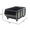 Quantum Storage Systems Magnum Bin, Mobile, 29"L X 18-3/8"W X 14-7/8"H, 150 Lbs. Stack Capacity - 2 of 2