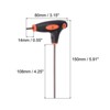 Unique Bargains S2 Steel T-Handle Metric Dual End Hex Wrench - 2 of 4