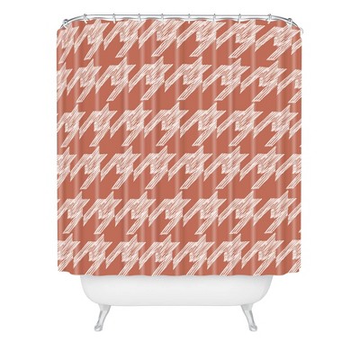 Gabriela Fuente Neo Classic Shower Curtain Rust - Deny Designs