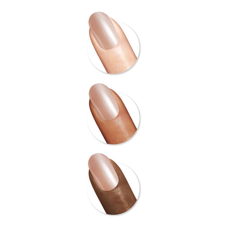 Sally Hansen Salon Effects Perfect Manicure Press-On Nails Kit - Oval - Out Of This Pearl - 24ct, 3 of 8