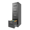 NicBex Narrow File Cabinet with Lock,Office Cabinet with Grooved Handles,Modern Storage Cabinet,Filing Cabinet for Home Office - 2 of 4