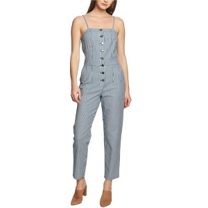 1.STATE Womens Railroad Stripe Jumpsuit - 1 of 1