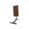 VisioGear Bedside Table, Folding Table with Wheels Height Adjustable, Tray Table for Laptop Bed, Sofa Side Table, Walnut&Black, 31.5"*15.7"*38" - 4 of 4