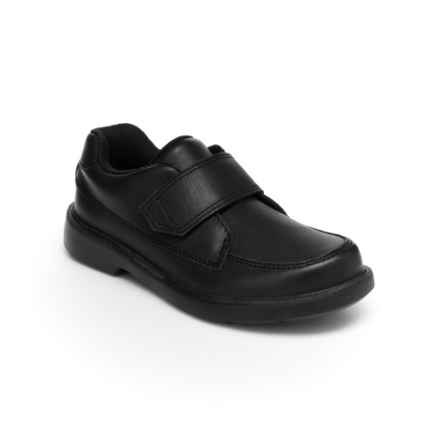 Stride Rite Laurence Kid's Leather Easy On/off Dress Shoe | 1.5 | Black ...