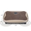 MaseiKar Vibration Plate Fitness Platform Whole Body Exercise Machine with 120 Speed Levels - 2 of 4