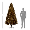 7.5 FT Tall PreLit Artificial Christmas Tree with Realistic Branches, 500 Warm White LED Lights and 1346 Tips - 3 of 4