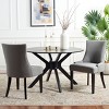 Lester 19" H Dining Chair With Nail Head Trim (Set of 2) - MCR4709 - Safavieh Couture - 4 of 4