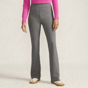 Lands' End Women's Starfish High Rise Flare Pants - 1 of 4