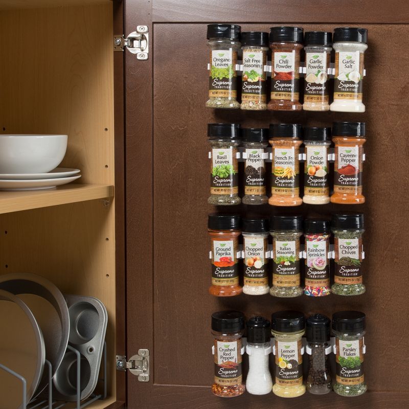 Hastings Home Spice Rack Organizer Clips - Pack of 4, 1 of 6