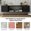 INFURNIC TV Stands and Consoles Large Floating TV Stand with High Weight Capacity, Wall Mounted Entertainment Center, Black, 73.2"*18.1"*4.7" - 4 of 4