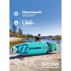 SLOOSH 126'' Ripple Inflatable Stand Up Paddle Board SUP with Premium Accessories, Non-Slip EVA Deck, Bag Included for Youth & Adults Water Adventure - 2 of 4