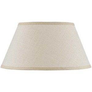 Cal Lighting Hardback Fine Burlap Shade - 1 of 2