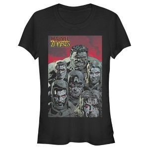 Juniors Womens Marvel Zombies Avengers T-Shirt - 1 of 3