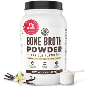 Bone Broth Protein, Grass Fed Protein Powder, Keto Protein Powder for Joint & Gut Health, Left Coast Performance, Unflavored, Chocolate & Vanilla - 1 of 4