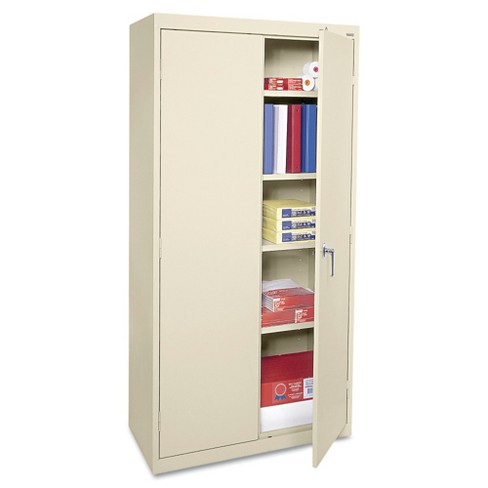 Alera Economy Assembled Storage Cabinet 36w X 18d X 72h Putty