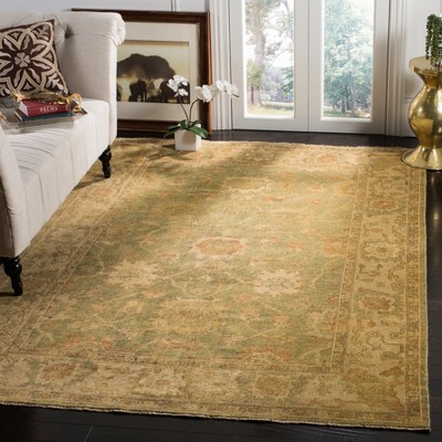 Hand-Knotted Gray Wool Traditional 6' x 9' Area Rug