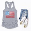 Simply Sage Market American Flag Smudged Racerback Tank - 3 of 4