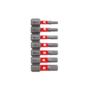 Diablo Hex 1 in. L Drive Bit Set 7 pc - 1 of 2