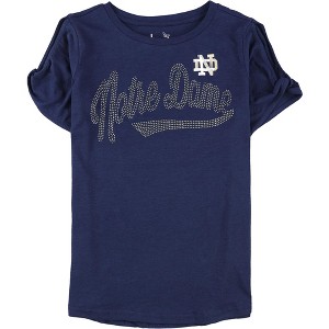 Touch by G-III Womens Notre Dame Embellished T-Shirt - 1 of 2