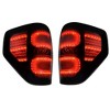 AMERICAN MODIFIED Smoked Full LED Back Tail Lights Compatible with 2009 to 2014 Ford F150 with Turn Signals Brake Reverse Light DRL - 3 of 4