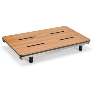Seachrome Padded Cushion Folding Wall Mount Bench Shower Seat with Legs - 1 of 1