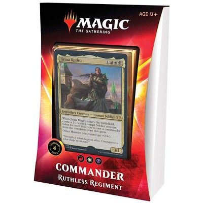 Magic The Gathering Magic: The Gathering Ruthless Regiment Ikoria Commander Deck | 100 Card Deck | 4 Foil Legendary Creatures