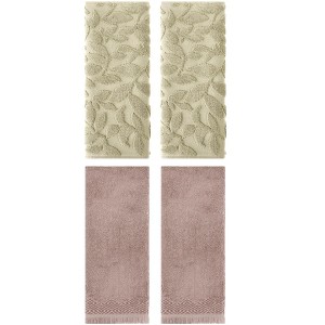 REGALWOVEN 4 Pcs Bathroom Absorbent Soft Boho Hand Towel - 1 of 4