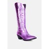 Priscilla Western Cowboy Calf Boots - 3 of 4