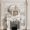 Apmir  Round High Quality Aluminum Alloy Framed French Cleat Mounted Wall Decor Bathroom Vanity Mirror - 4 of 4
