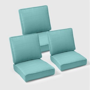 Belvedere 6pc Replacement Outdoor Sofa Cushion Set - Turquoise - Threshold