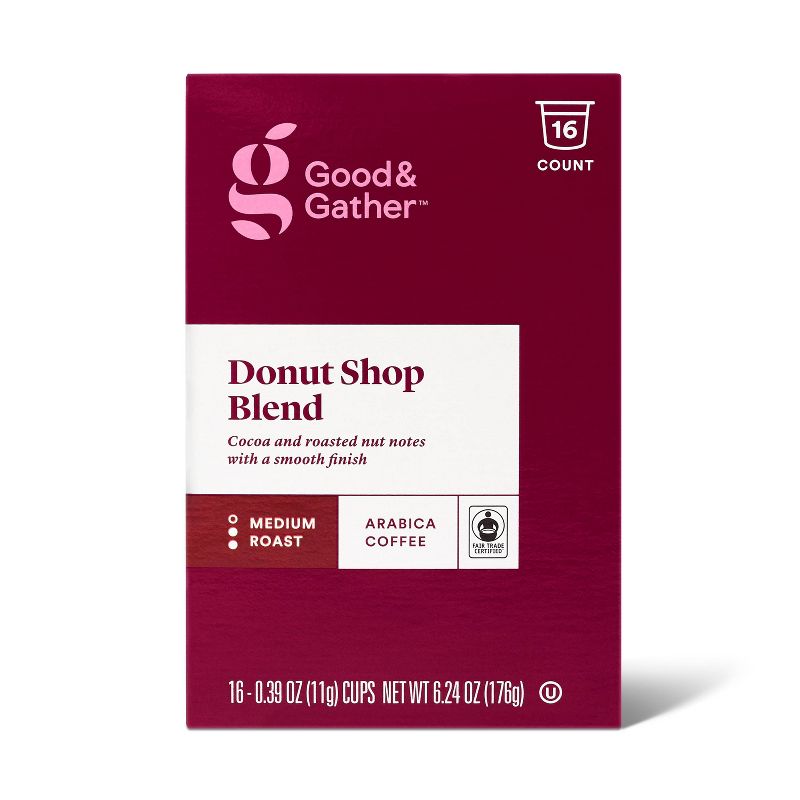 Donut Shop Medium Roast - Single Serve Pods - Good & Gather™, 5 of 8